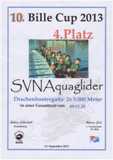 Urkunde Bille-Cup 4.Platz