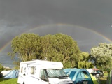 Regenbogen am Abend