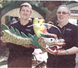 Drachen in der Rettungsstation