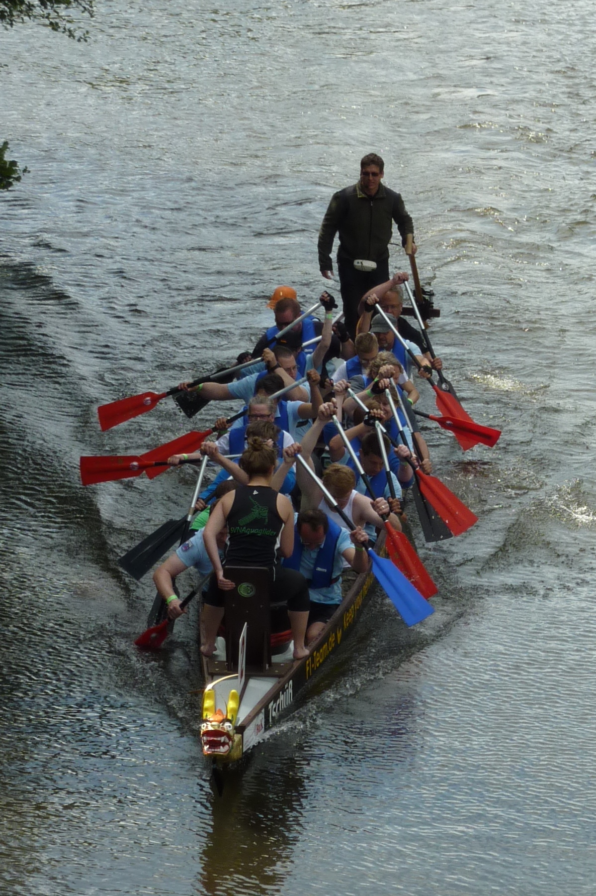 Inklusionsteam im Boot
